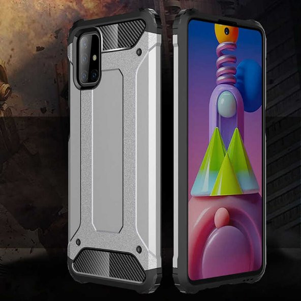 Galaxy M51 Kılıf Zore Crash Silikon - 2
