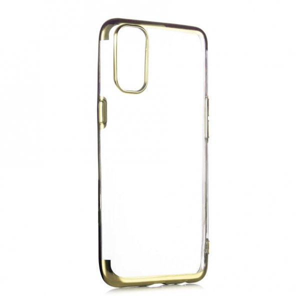 Oppo Reno 4 Kılıf Zore Dört Köşeli Lazer Silikon Kapak - 6