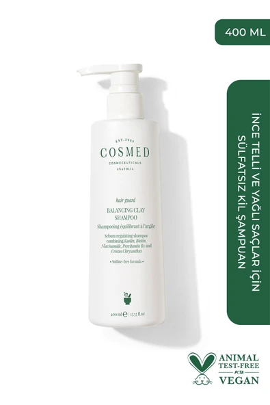 COSMED Hair Guard Balancing Clay Shampoo 400 ml
