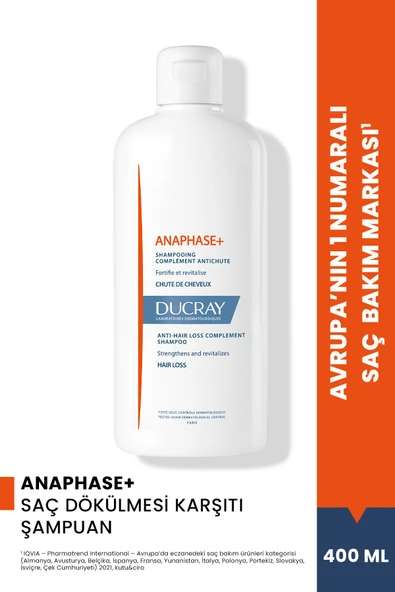 Ducray Anaphase+ Şampuan Saç Dökülmesi Karşıtı Şampuan 400ml