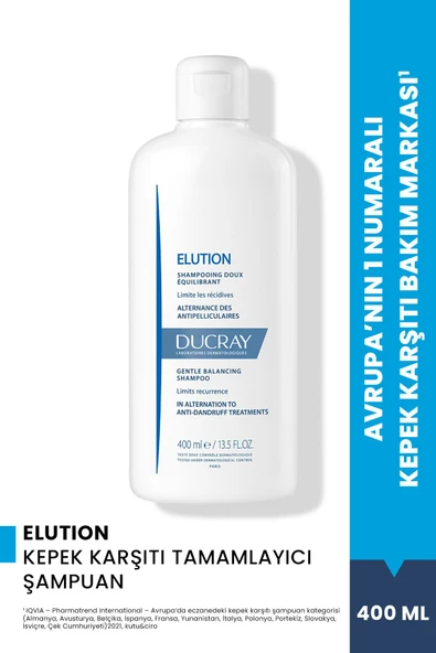 Ducray Elution Kepek Karşıtı Tamamlayıcı Şampuan 400 ml