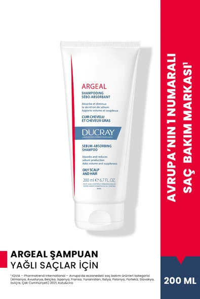 Ducray Yağlı Saçlar Için Şampuan 200ml