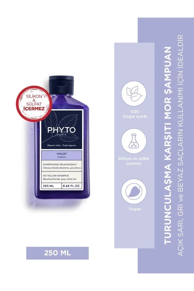 Phyto Purple Turunculaşma Karşıtı Mor Şampuan 250ml
