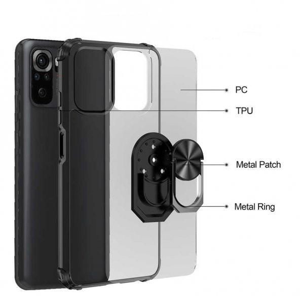 Xiaomi Redmi Note 10S Kılıf Zore Mola Kapak - 12