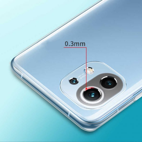Xiaomi Mi 11 Lite Kılıf Zore Kamera Korumalı Süper Silikon - 3