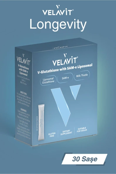 Velavit V-Glutathione with SAM-e Liposomal