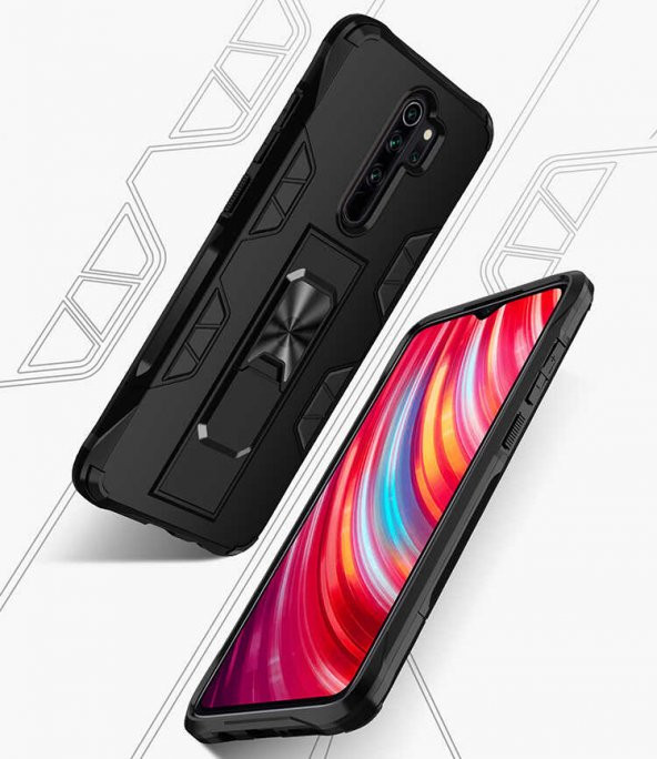 Xiaomi Redmi Note 8 Pro Kılıf Zore Volve Kapak - 2