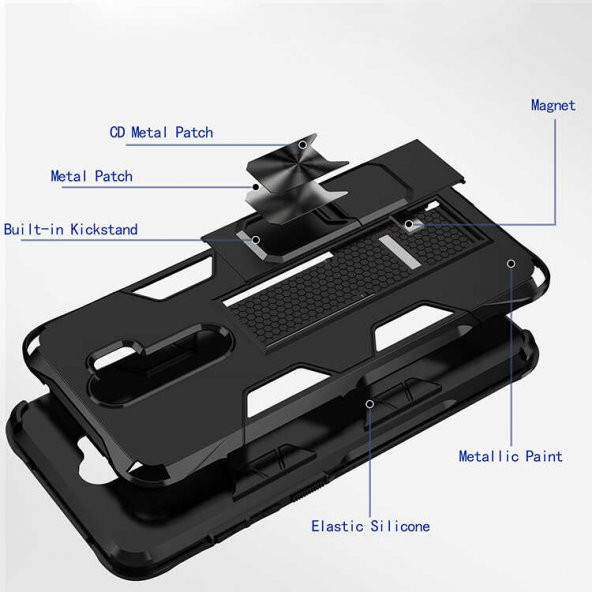 Xiaomi Redmi Note 8 Pro Kılıf Zore Volve Kapak - 4