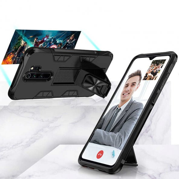 Xiaomi Redmi Note 8 Pro Kılıf Zore Volve Kapak - 9