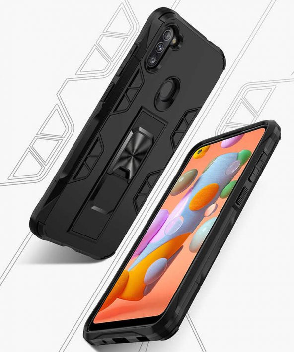 Galaxy M11 Kılıf Zore Volve Kapak - 2