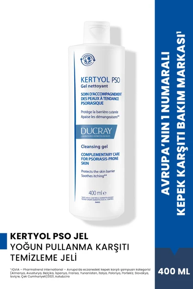 Ducray Kertyol PSO Yoğun Pullanma Karşıtı Nemlendirici Temizleme Jeli 400 ml