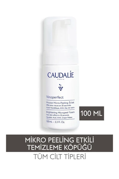 Caudalie Vinoperfect Işıltı Verici Mikro Peeling Temizleme Köpüğü
