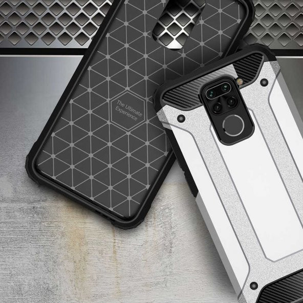 Xiaomi Redmi Note 9 Kılıf Zore Crash Silikon Kapak - 4