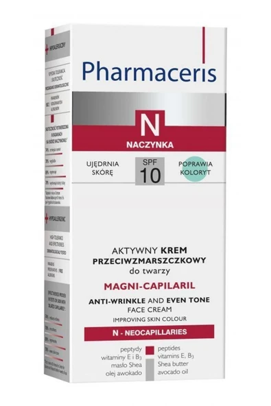 Pharmaceris Unisex N Magni Capilaril Anti Wrinkle Spf 10 Kırışıklık Karşıtı Krem 50 ml