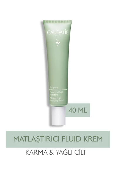 Caudalie Vinopure Matlaştırıcı Fluid Krem 40 ml