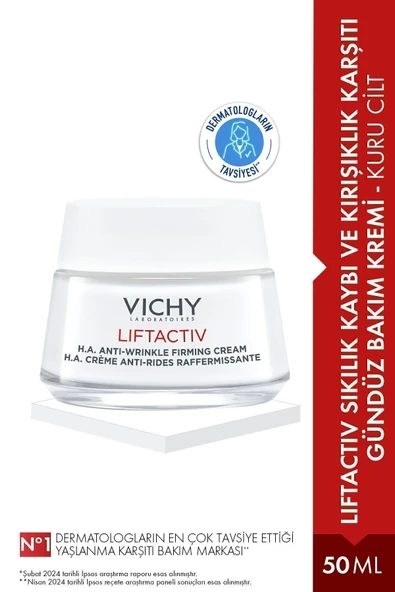 Vichy Liftactiv Supreme Anti-aging Çizgi Bakımı Kuru Cilt Nemlendirici Krem 50ml
