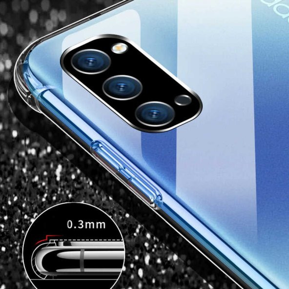 Oppo Reno 4 Kılıf Zore Nitro Anti Shock Silikon - 5
