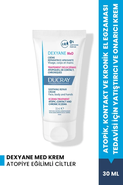 Ducray Dexyane MeD Atopik, Kontakt ve Kronik Egzama için Onarıcı Bakım Kremi 30 ml