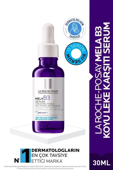 La Roche Posay YAŞLANMA KARŞITI MELA B3 KOYU LEKE GÖRÜNÜMÜNÜ AZALTICI SERUM 30 ML..TÜM CİLTLERDE