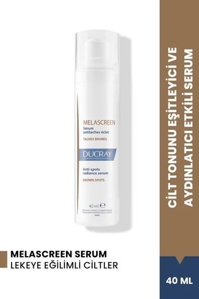 Ducray Melascreen Cilt Tonunu Eşitleyici ve Aydınlatıcı Etkili Serum 40ml