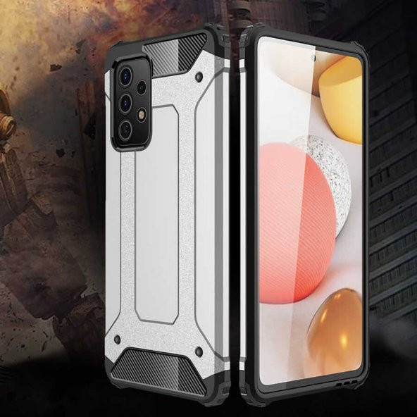 Galaxy A72 Kılıf Zore Crash Silikon Kapak - 10