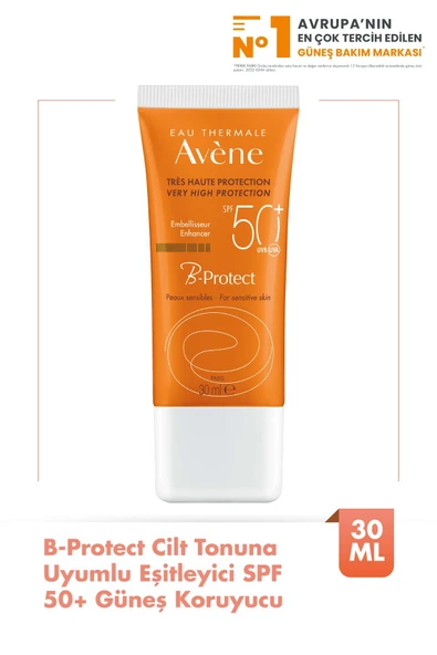 Avene B-Protect Cilt Tonuna Uyumlu Eşitleyici SPF 50+ Güneş Kremi 30 ml