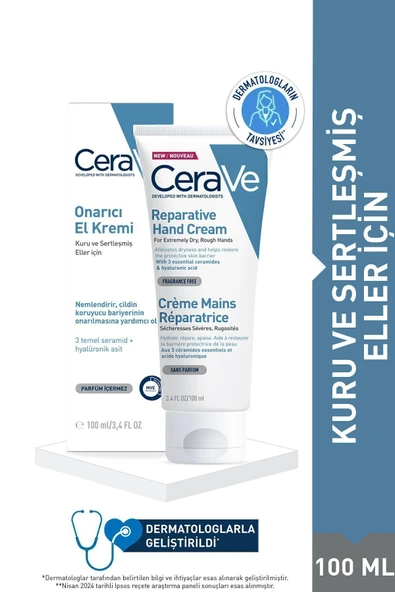CeraVe Reparative Onarıcı El Kremi 100ml