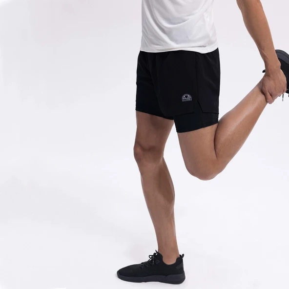 Ellesse Erkek Siyah Spor Şort EM446 - 3