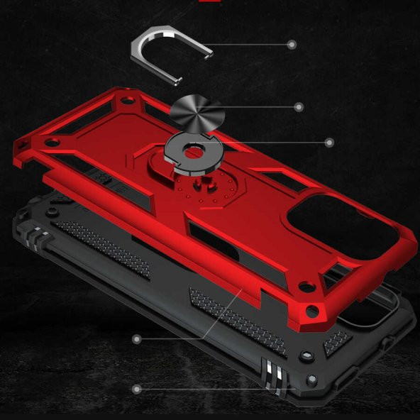 Xiaomi Redmi Note 10S Kılıf Zore Vega Kapak - 12