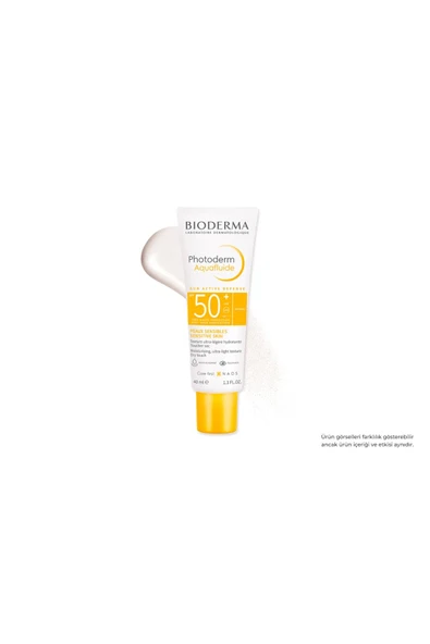 Bioderma Photoderm Aquafluid SPF50+ Tüm Ciltler için Yüksek Koruma Sağlayan Yüz Güneş Kremi 40 ml