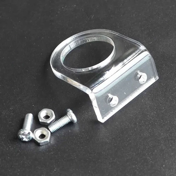 18mm Çap Sensör Plastik Tutucu  Pleksi Montaj Parçası Şeffaf Tutucu Sabitleme Braket Holder LJ18  E18-D80NK Akrilik - 4