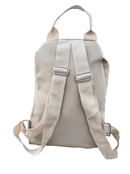 Su Geçirmez Sırt Çantası Bej - Resim 5