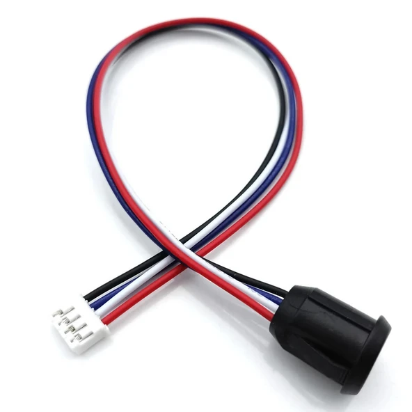 Type C Panel Montaj Dişi Soket 4 Pin 15cm Kablolu Siyah  Uzatma USB 3.1 Konnektör Araba Kamera Oyuncak Telefon Şarj Mp3 Tablet - 3