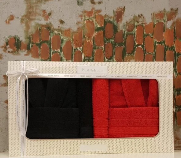 Özdilek Colourıst Aile Setie Kırmızı-Siyah - Resim 2