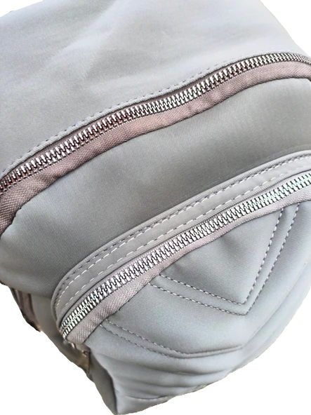 Su Geçirmez Sırt Çantası Gri - Resim 2