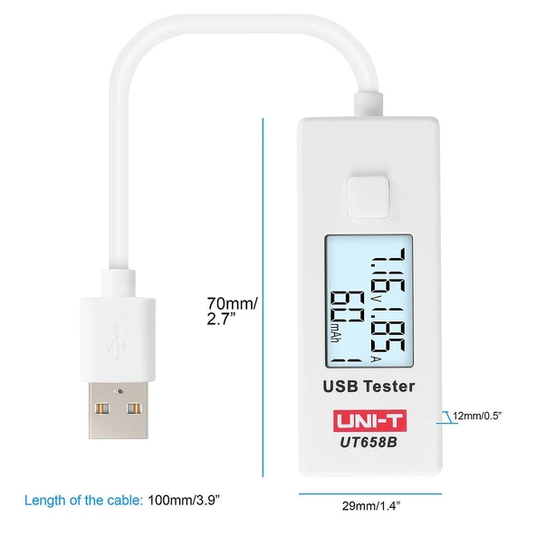Unit UT658B Dijital USB Test Cihazı - 3