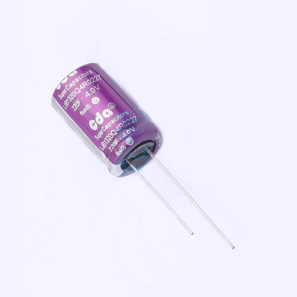 220F 4V 5A Süpercap 13x20mm DIP   Süper Kapasitör Enerji Depolama Güneş Rüzgar Akü Batarya Güç Kaynağı - 4
