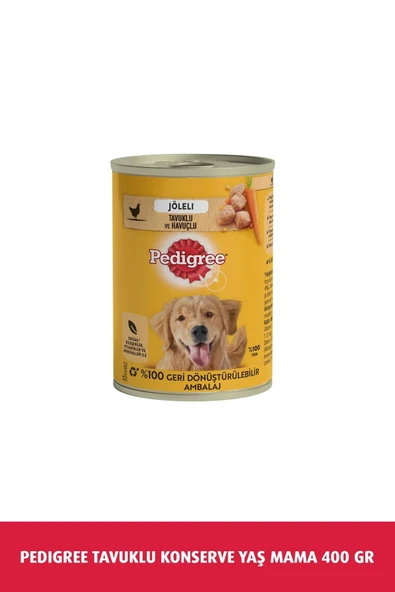 Konserve Köpek Maması Tavuklu 400 Gr.