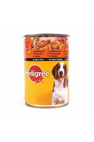 Tavuk Ve Havuçlu Yetişkin Köpek Konserve Maması 6x400 gr