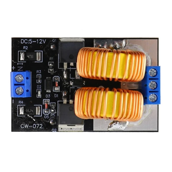 İndüksiyon Isıtıcı Modül 120w  DC 5/12V Mini Bobin Kablosuz Yüksek Frekanslı Enerji Güç İletimi Ocak - 5