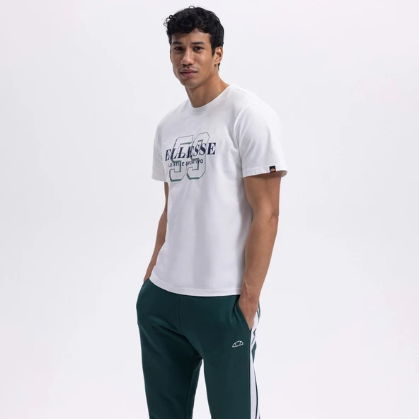 Ellesse Erkek Kırık Beyaz Tişört EM455 - 4