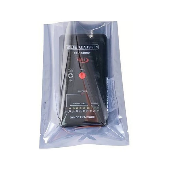 Antistatik Poşet 8x12cm 100 Adet  Şeffaf Su Toz Geçirmez Koruyucu Esd Metalize Torba Çanta Elektronik Devre Malzeme Saklama - 4