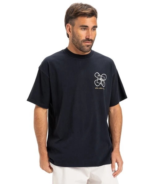 Quiksilver HW Ouitside Inside SS Erkek Kısa Kollu Tişört EQYZT08032 Siyah