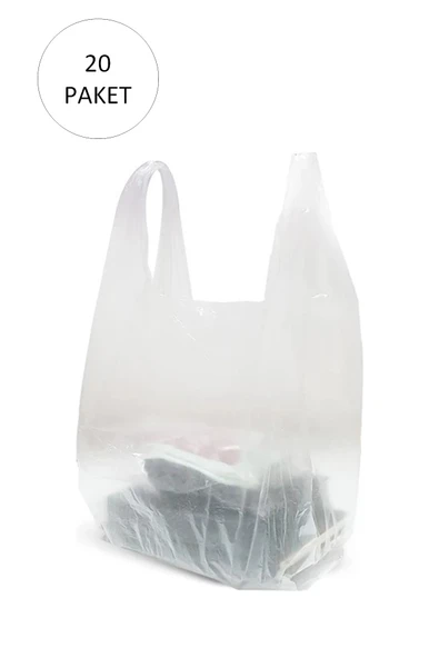 faf Atlet Poşet Küçük Boy 24x43 cm 20 Paket Takriben 6.000 Adet