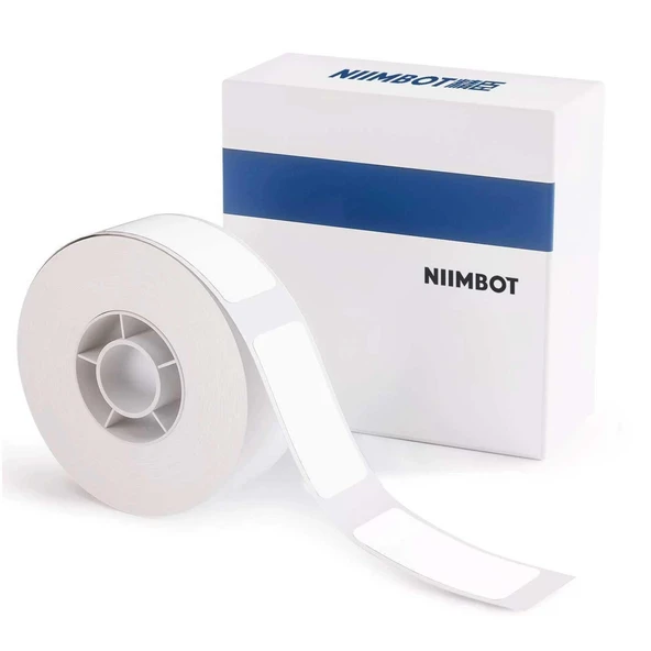 NIIMBOT 12x40mm 160 Adet ( D11, D110, D101, H1S) Termal Etiket-Beyaz - 3