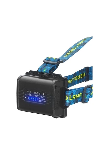 Cree P360 - 12,000 Lümen Şarjlı Kafa Lambası Wt-627 Renkli - 3