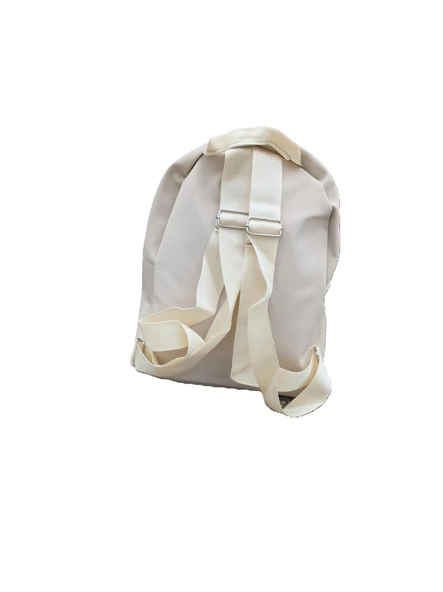 Su Geçirmez Sırt Çantası Krem - Resim 5