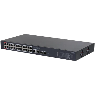 DAHUA DH-CS4226-24ET-240 24 PORT 24XFE-2XGE/SFP YÖNETİLEBİLİR 240W POE SWİTCH