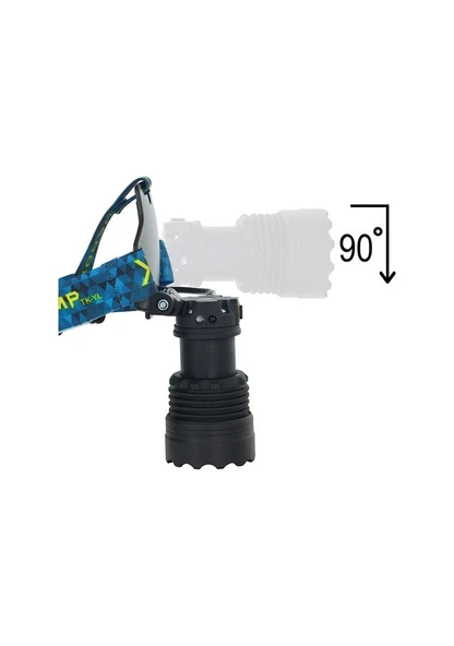 Cree P360 - 12,000 Lümen Şarjlı Kafa Lambası Wt-627 Renkli - 6