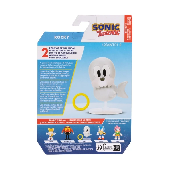 Sonic 6 Cm Aksiyon Figürler S19 Rocky - 8